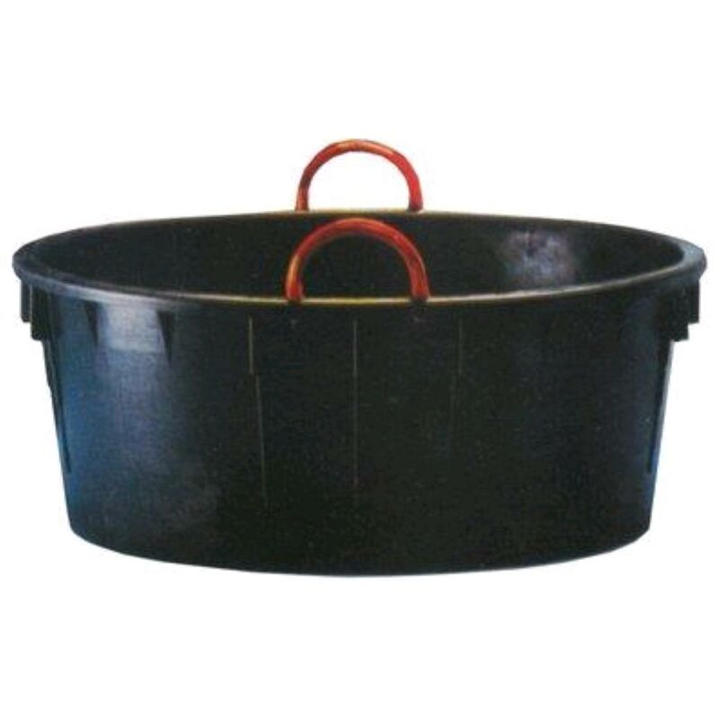 foto del prodotto ics mastellone sottospina tondo nero manici ldpe lt 100 cm 75 h.cm 33 1 pz