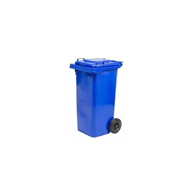 foto del prodotto ics vigor blinky bidoni immondizia differenziata blu con coperchio 120 litri