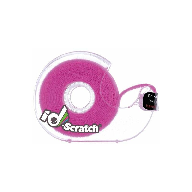 foto del prodotto id scratch nastro adesivo pre tagliato rosa fluo in bobina da 2,5 m ids fp box 2 3p design