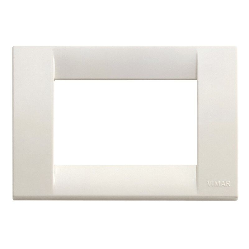 foto del prodotto idea classic placca 3 moduli bianco idea 16743.04 vimar