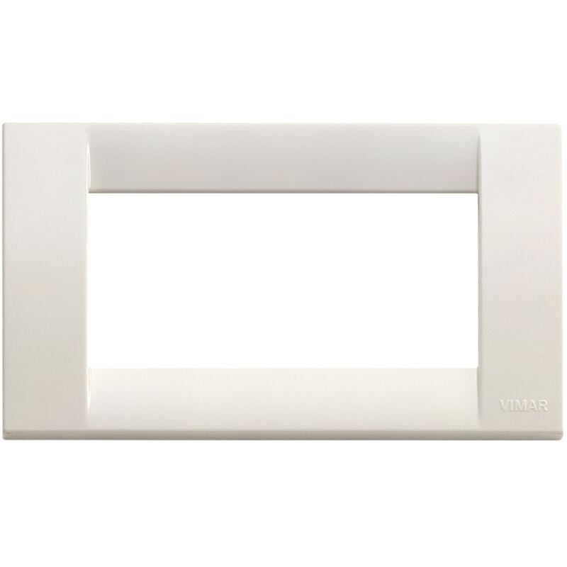 foto del prodotto idea placca classica 4 posti colore bianca 16744.04 - vimar