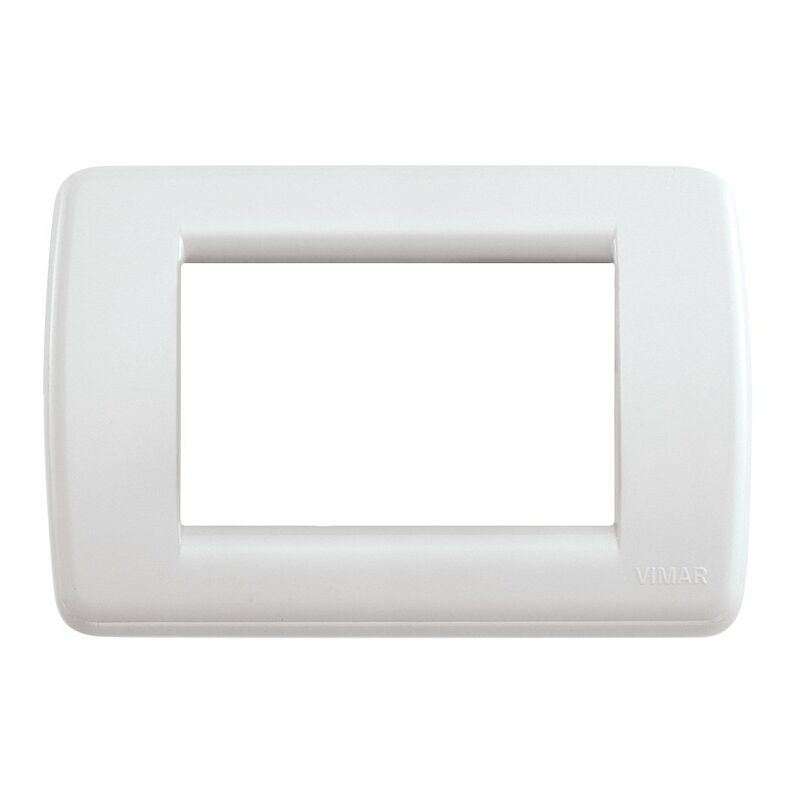 foto del prodotto idea placca rond 3 moduli bianco idea 16763.04 vimar