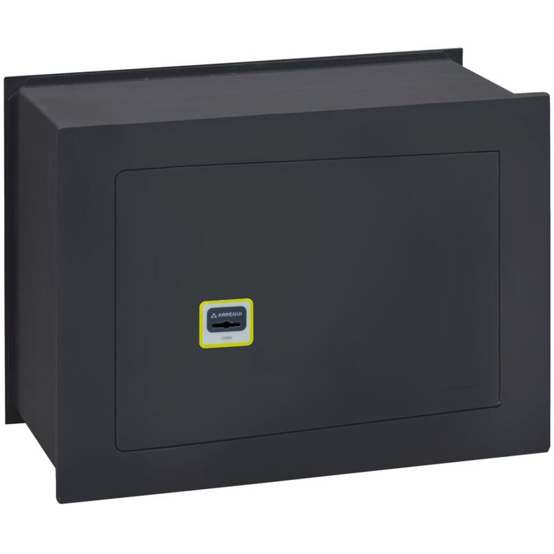 foto del prodotto ideal 10 281350 cassaforte a muro con serratura a chiave, cassaforte da incaso a parete per abitazioni, alto livello di sicurezza facile da usare, 30