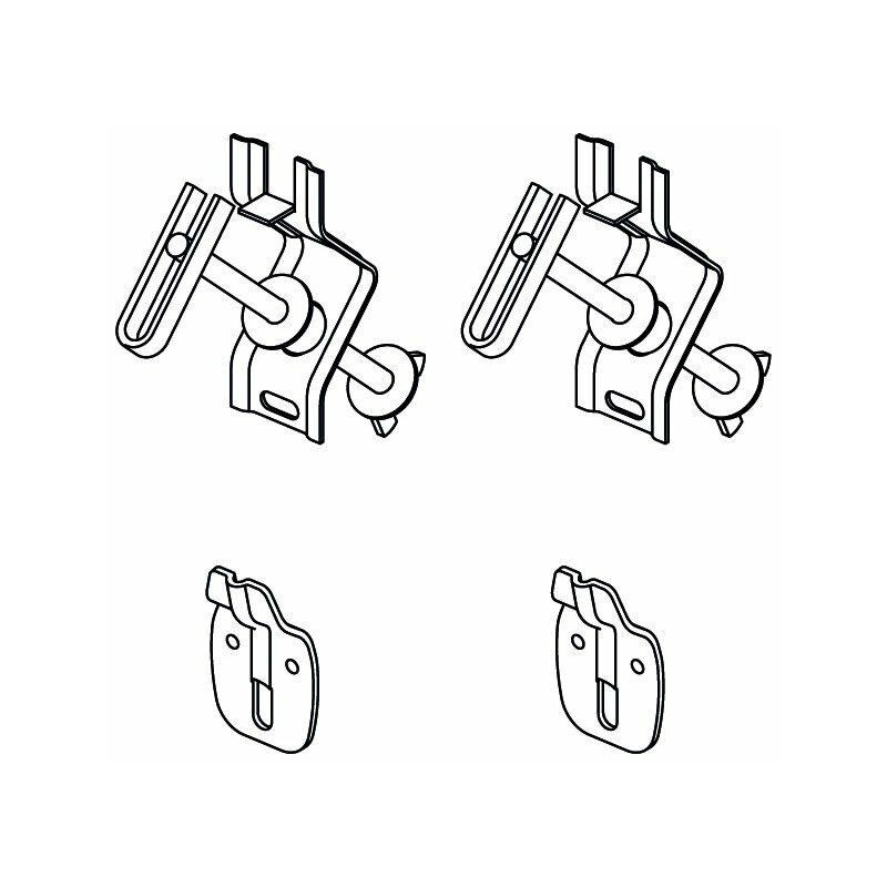 foto del prodotto ideal kit fissaggio ids contour 21 per lavabo bianco