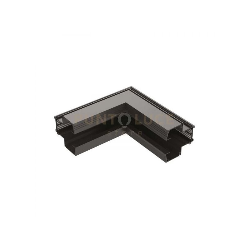 foto del prodotto ideal lux angolo no luce arca corner recessed vert horiz connector bk