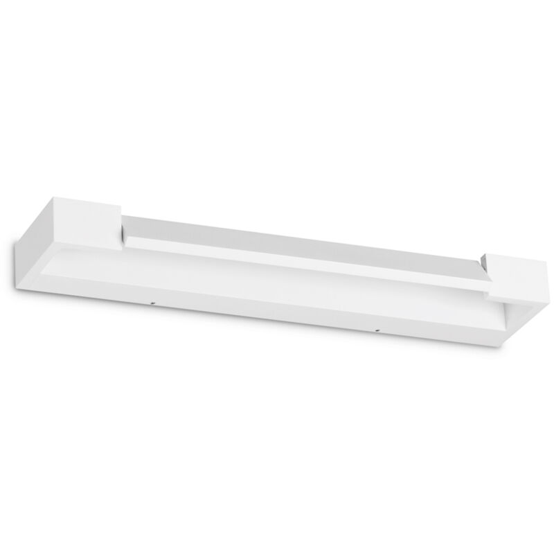 foto del prodotto ideal lux applique da parete contemporanea balance alluminio bianco led 12w 3000k ip20
