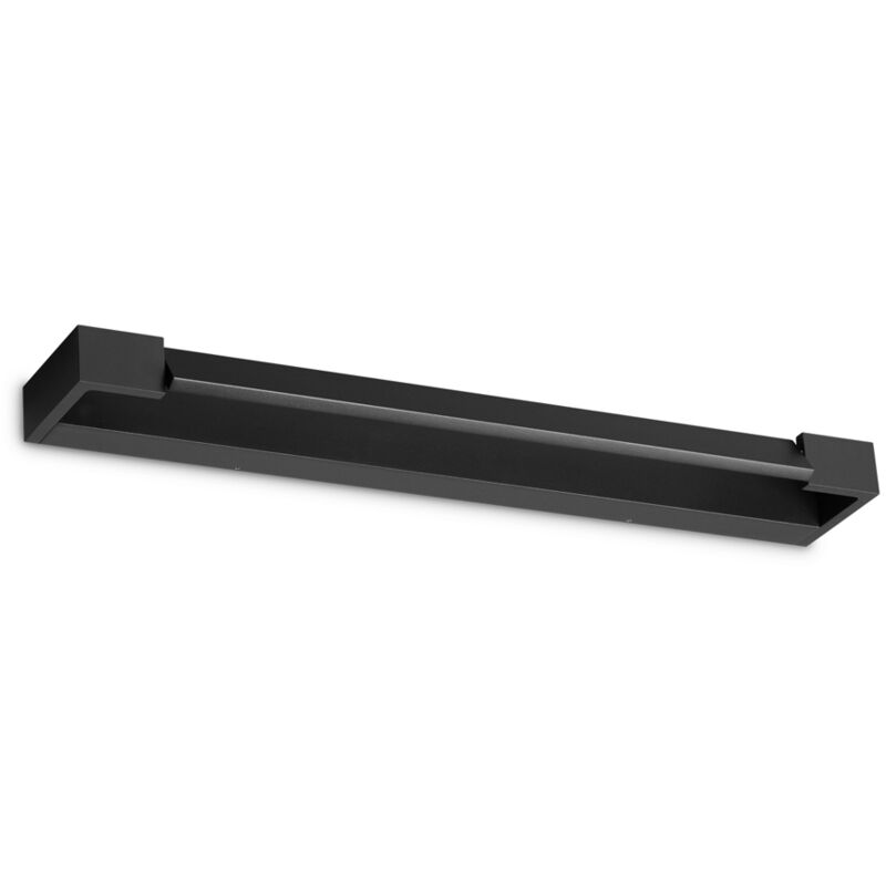 foto del prodotto ideal lux applique da parete contemporanea balance alluminio nero led 17w 3000k ip20