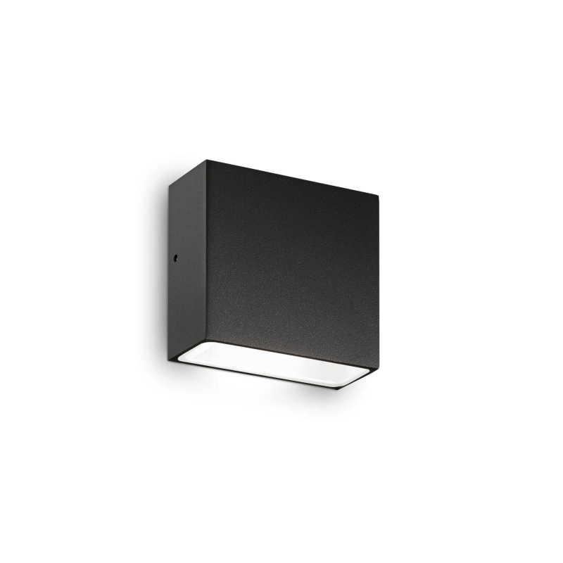foto del prodotto ideal lux applique da parete contemporaneo tetris alluminio nero 1 luce g9 15w ip44