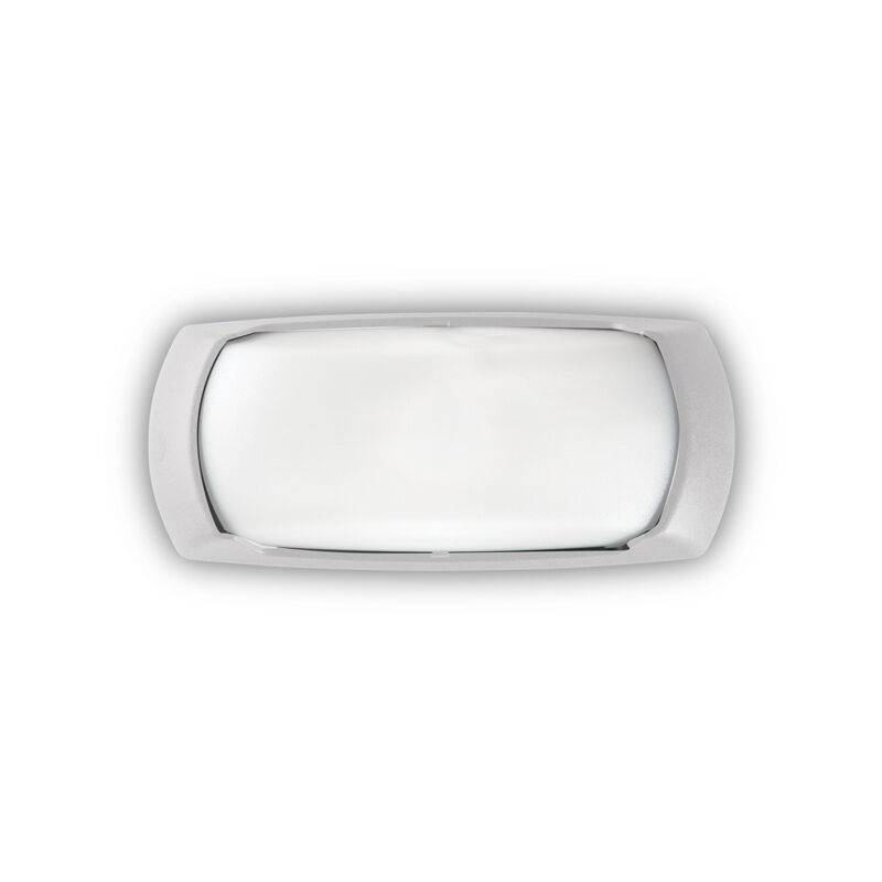 foto del prodotto ideal lux applique moderna felix 2 materie plastiche bianco 1 luce e27