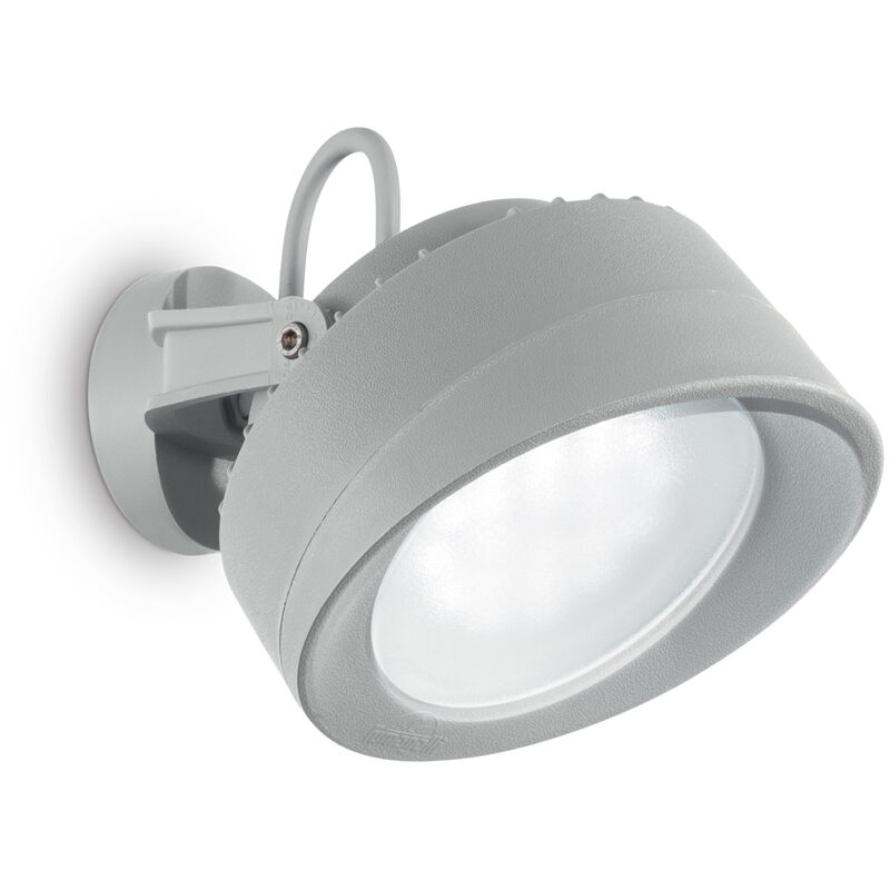 foto del prodotto ideal lux applique moderna litio materie plastiche grigio 1 luce gx53