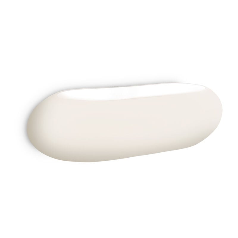 foto del prodotto ideal lux applique moderna moris vetro bianco 2 luci g9 3w 3000k luce calda