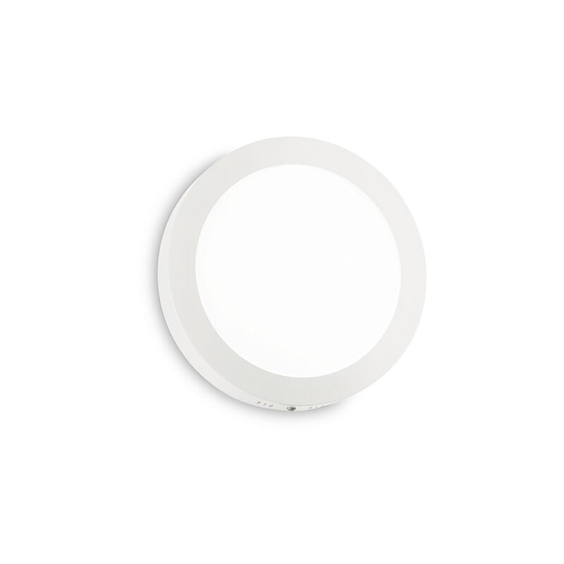 foto del prodotto ideal lux - applique moderna round universal alluminio-plastiche bianco led 13,5w 3000k d17