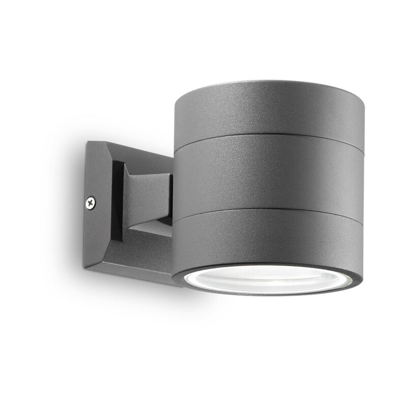foto del prodotto ideal lux - applique moderna snif round alluminio antracite 1 luce g9 3w 3000k luce calda