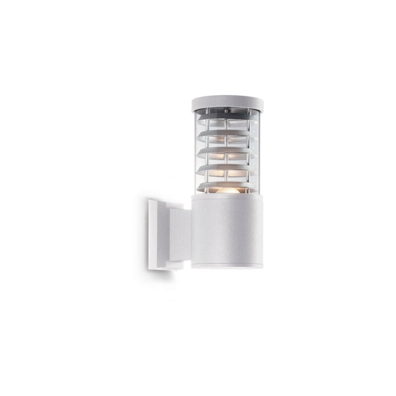 foto del prodotto ideal lux applique moderna tronco alluminio bianco 1 luce e27