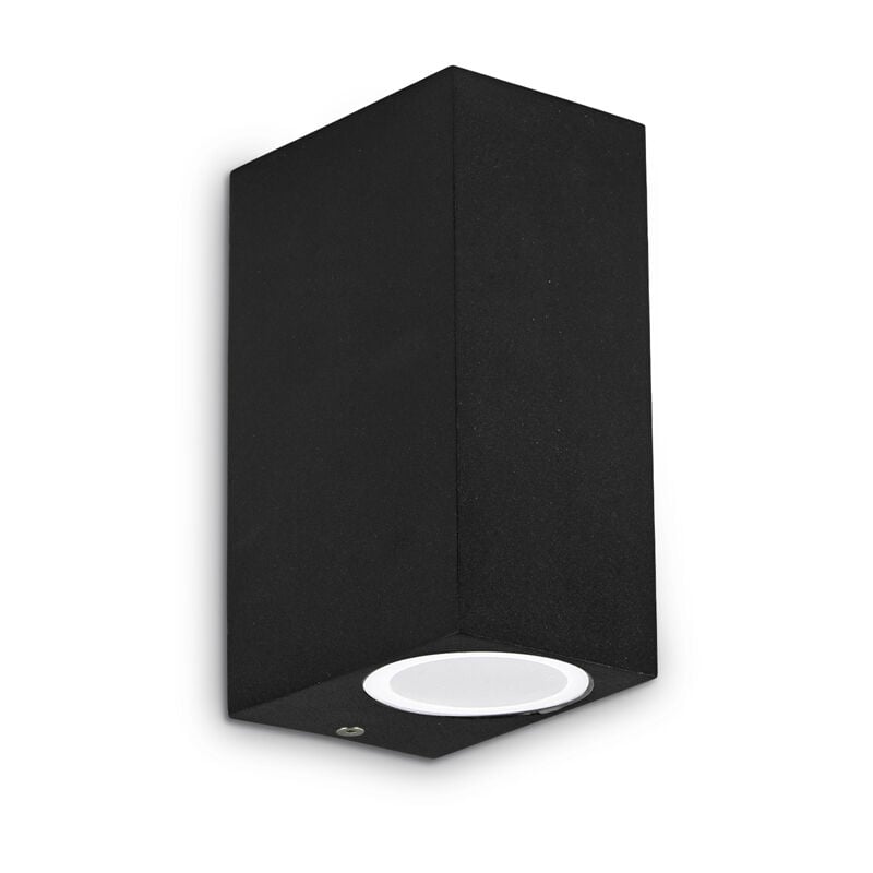 foto del prodotto ideal lux applique moderna up alluminio nero 2 luci g9 3w 3000k luce calda