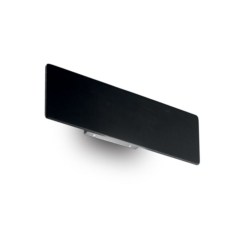 foto del prodotto ideal lux applique moderna zig zag metallo nero led 12,5w 3000k luce calda