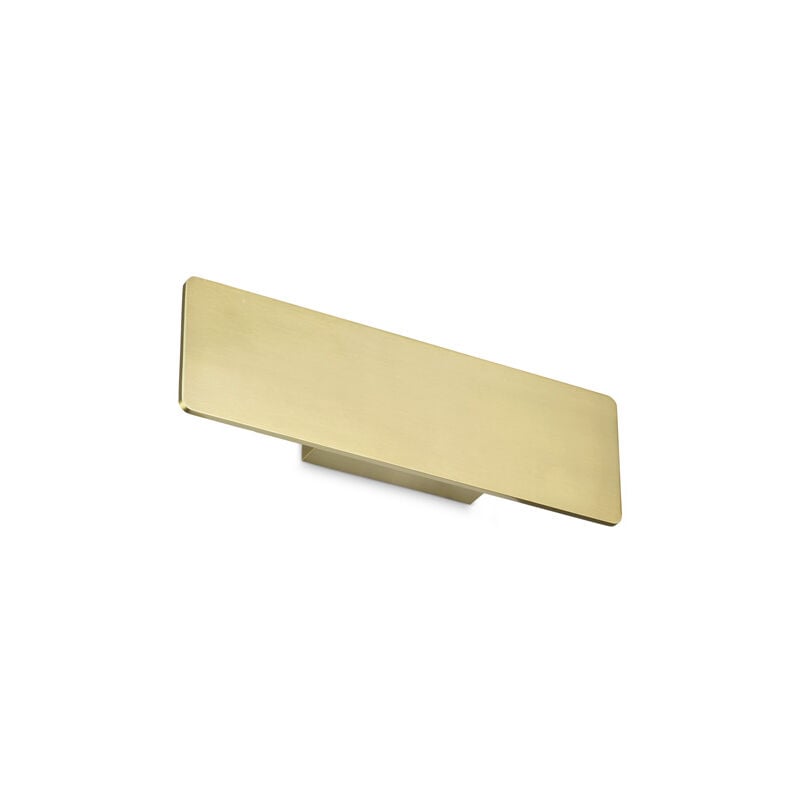 foto del prodotto ideal lux applique moderna zig zag metallo ottone led 12,5w 3000k luce calda