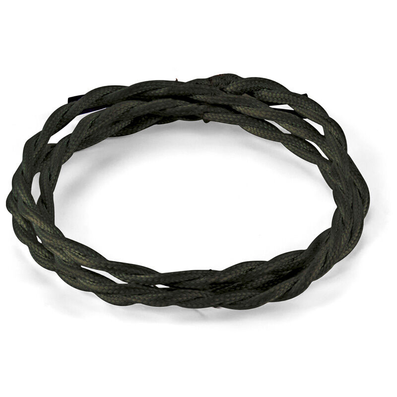 foto del prodotto ideal lux cavo tessuto intrecciato nero 10m
