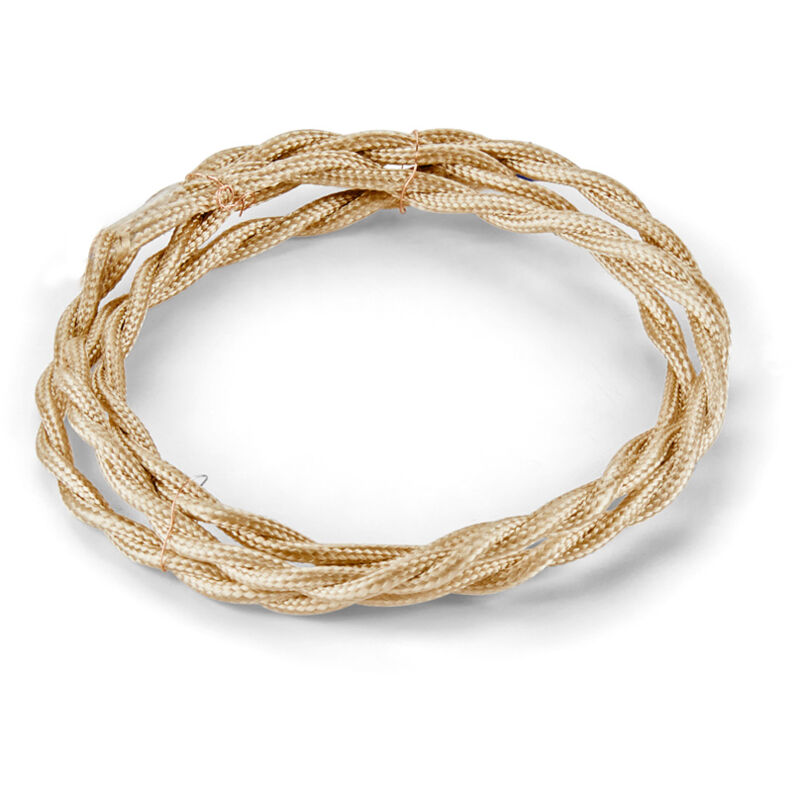 foto del prodotto ideal lux cavo tessuto intrecciato ottone 10m