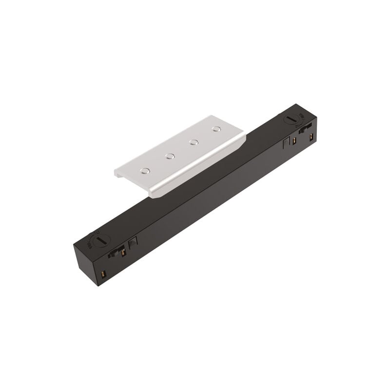 foto del prodotto ideal lux - connettore lineare da superficie di sospensione on-off ego alluminio nero