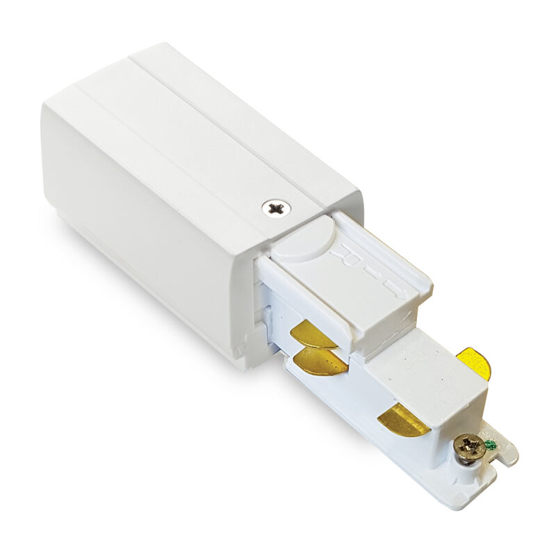 foto del prodotto ideal lux connettore principale e destro dali link alluminio bianco