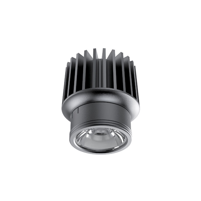 foto del prodotto ideal lux faretto incasso dynamic alluminio nero led 15w 3000k luce calda