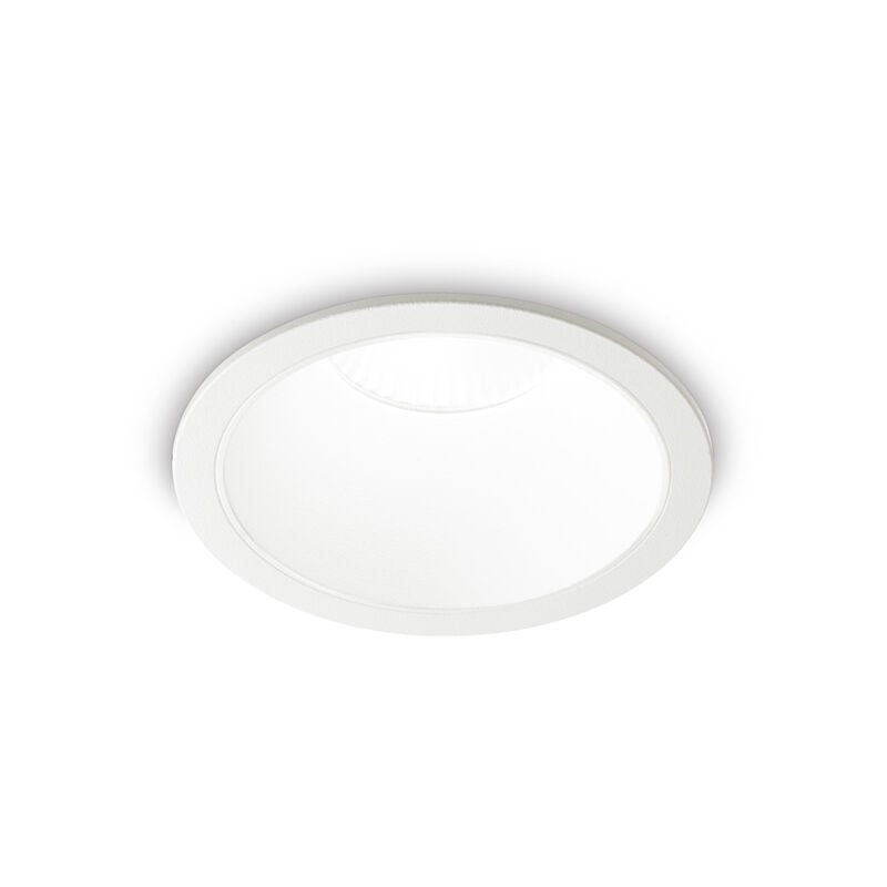 foto del prodotto ideal lux - faretto incasso moderno game alluminio bianco led 11w 2700k luce calda