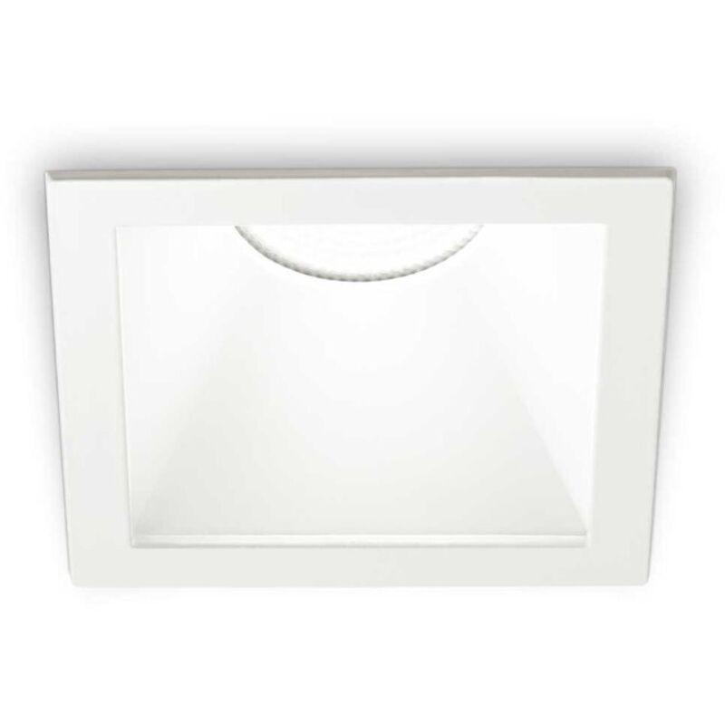 foto del prodotto ideal lux faretto incasso moderno game square alluminio bianco led 11w 3000k