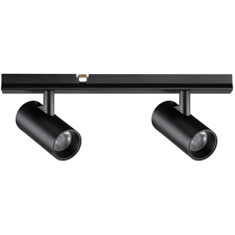 foto del prodotto ideal lux illuminazione a binario moderna stick alluminio nero led 6w 3000k ip20