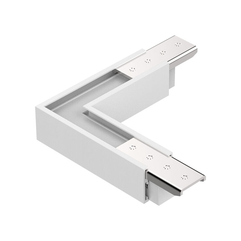 foto del prodotto ideal lux kit basso per superficie binario orizzontale on off ego alluminio bianco