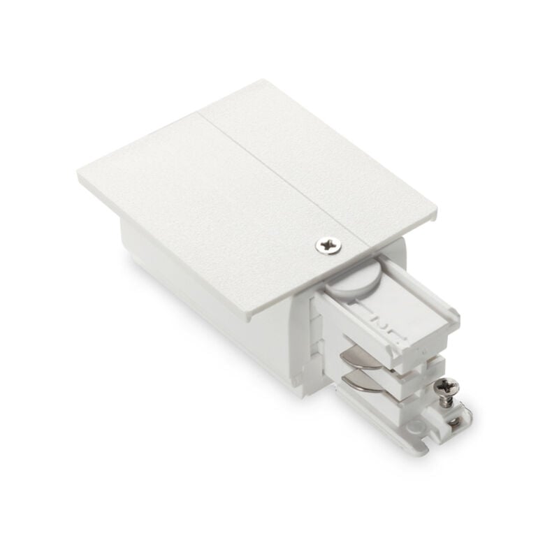 foto del prodotto ideal lux kit connettore da incasso principale e destro on off link alluminio bianco
