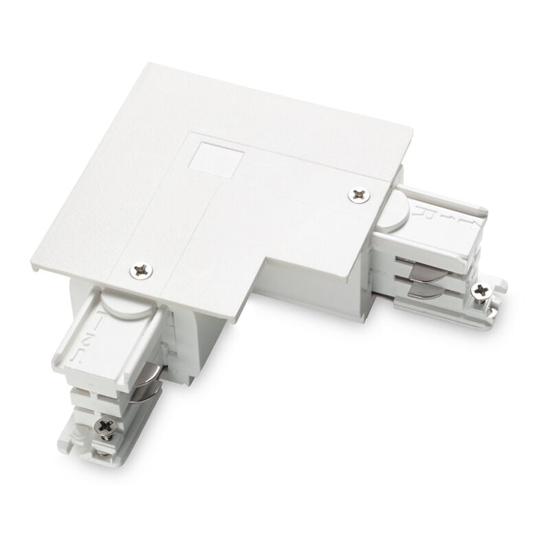 foto del prodotto ideal lux kit connettore da incasso sinistro on off link alluminio bianco