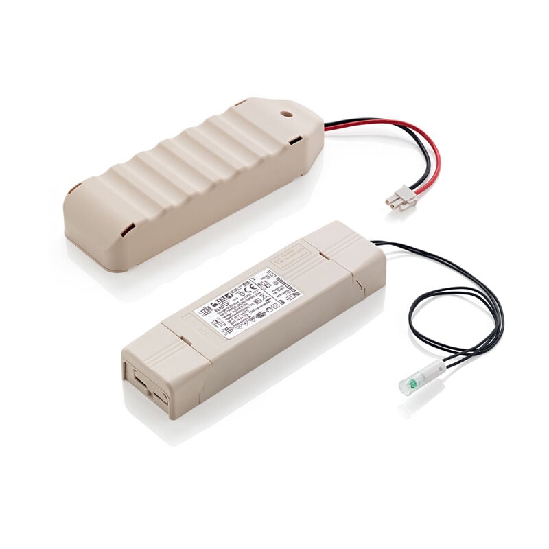 foto del prodotto ideal lux kit luce di emergenza in materie plastiche bianche
