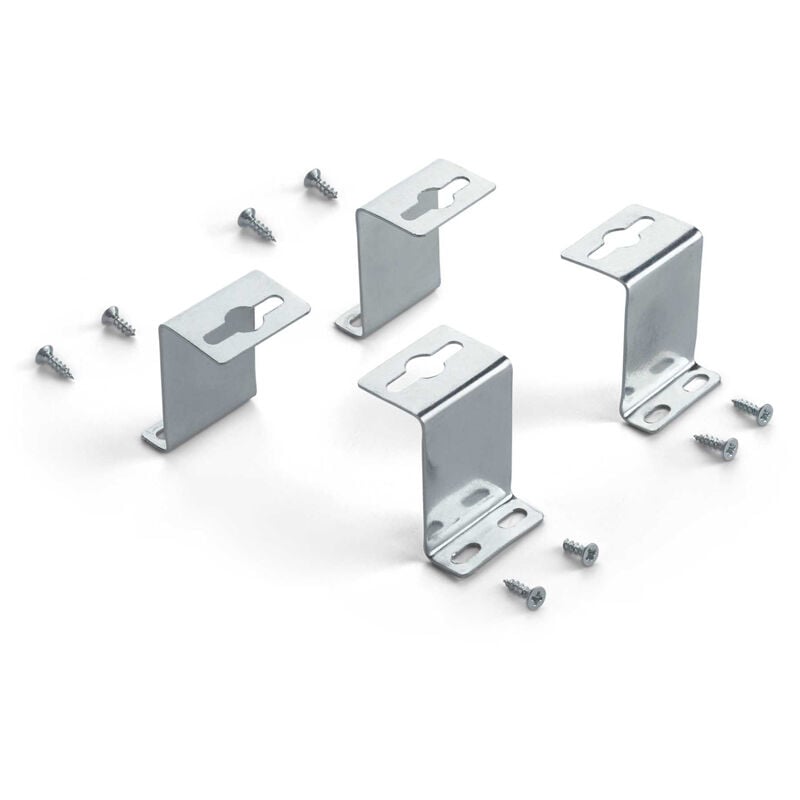 foto del prodotto ideal lux kit superficie panel metallo cromo luce