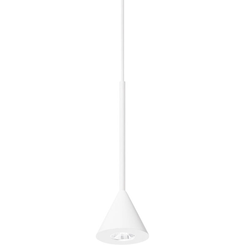 foto del prodotto ideal lux lampada a sospensione contemporanea archimede metallo bianco led 4w 3000k