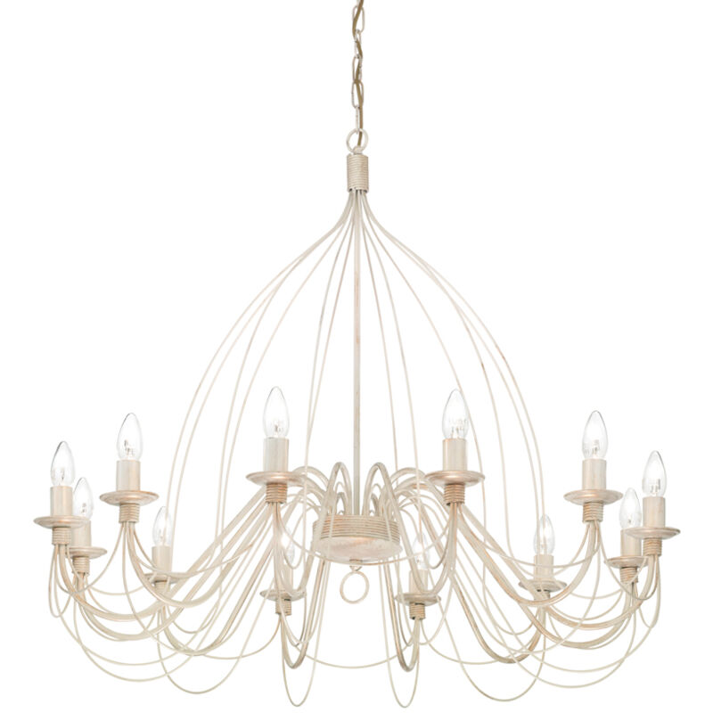 foto del prodotto ideal lux lampada a sospensione corte sp12 bianco