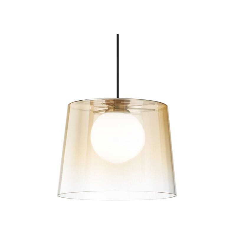 foto del prodotto ideal lux lampada a sospensione fade sp1 ambra