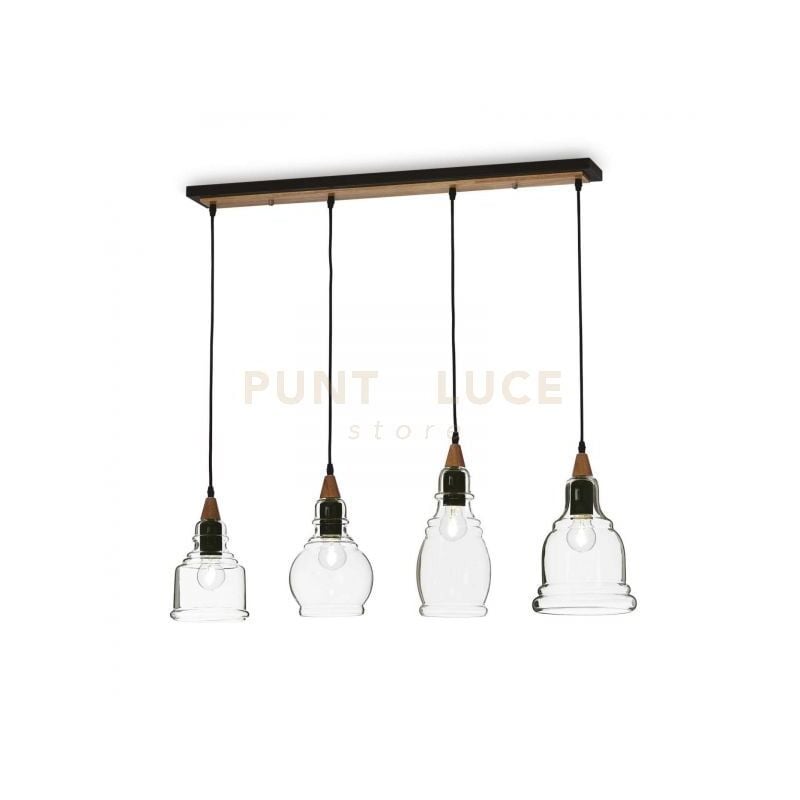 foto del prodotto ideal lux lampada a sospensione gretel sp4
