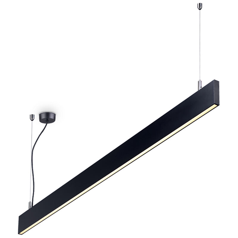 foto del prodotto ideal lux - lampada a sospensione linus sp 3000k bk