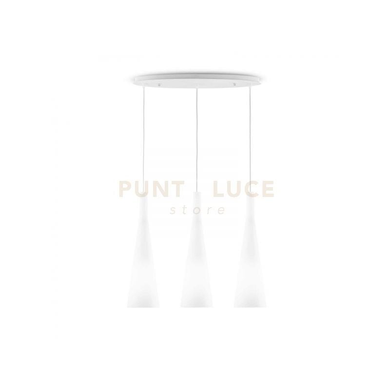 foto del prodotto ideal lux lampada a sospensione milk sp3
