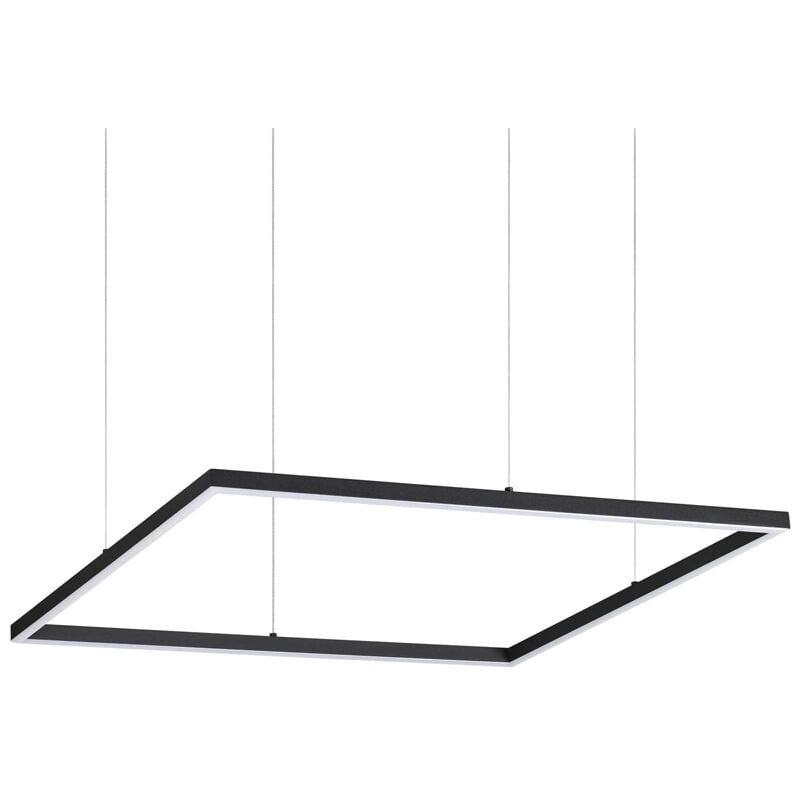 foto del prodotto ideal lux - lampada a sospensione oracle slim sp d070 square 3000k on off bk