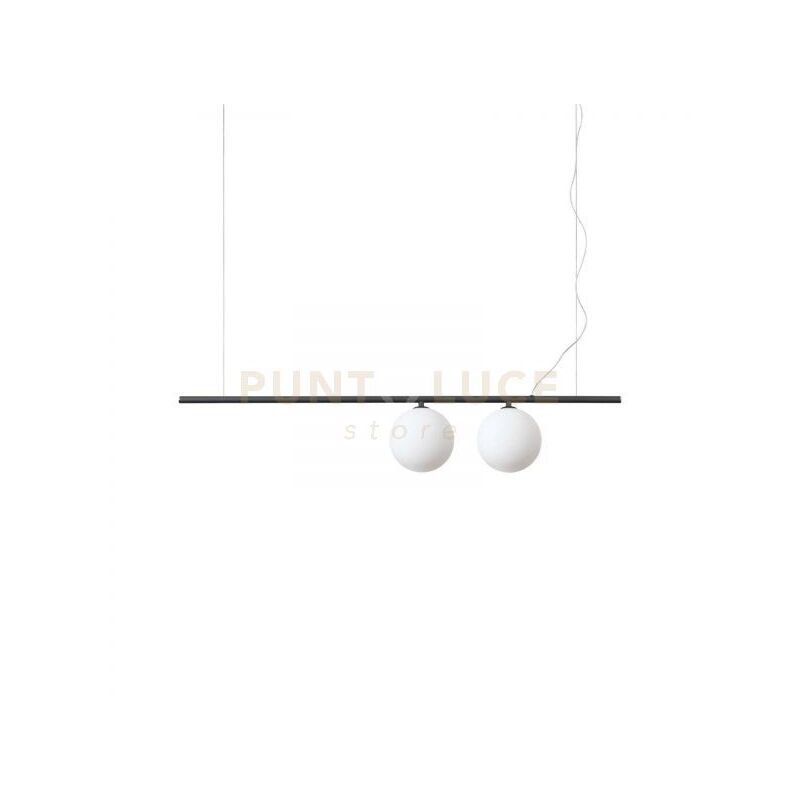 foto del prodotto ideal lux lampada a sospensione perline sp2 nero