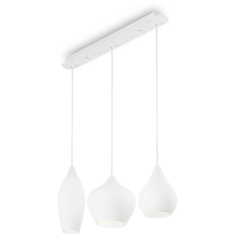 foto del prodotto ideal lux lampada a sospensione soft sp3 bianco