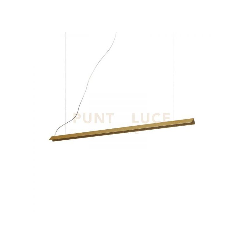foto del prodotto ideal lux lampada a sospensione v line sp ottone
