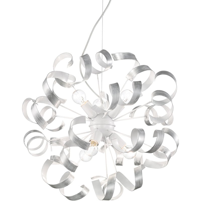 foto del prodotto ideal lux lampada a sospensione vortex sp6 argento