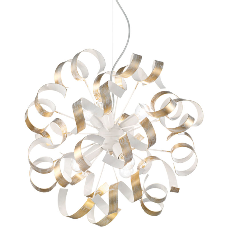 foto del prodotto ideal lux lampada a sospensione vortex sp6 oro