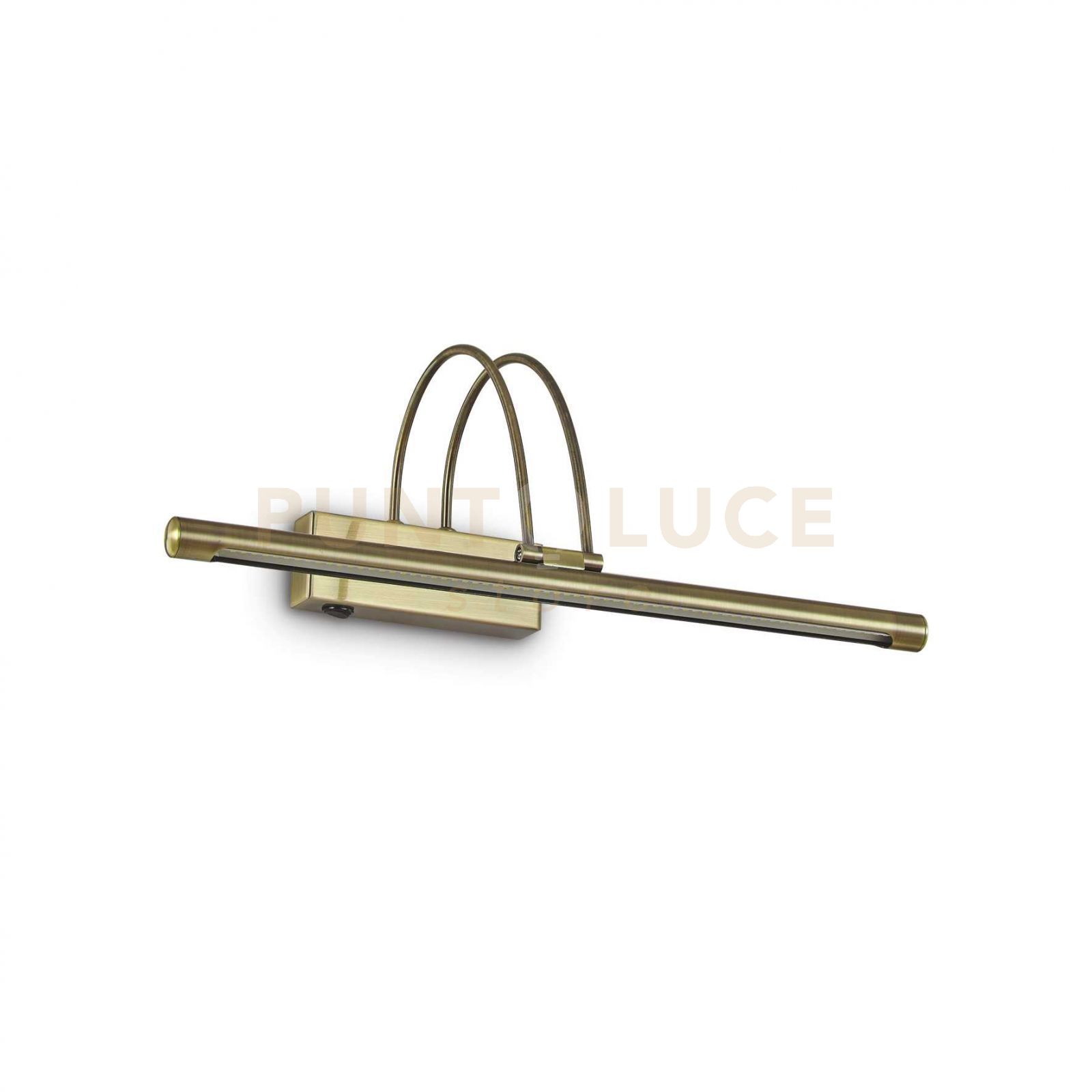 foto del prodotto ideal lux lampada da parete bow ap d46 brunito