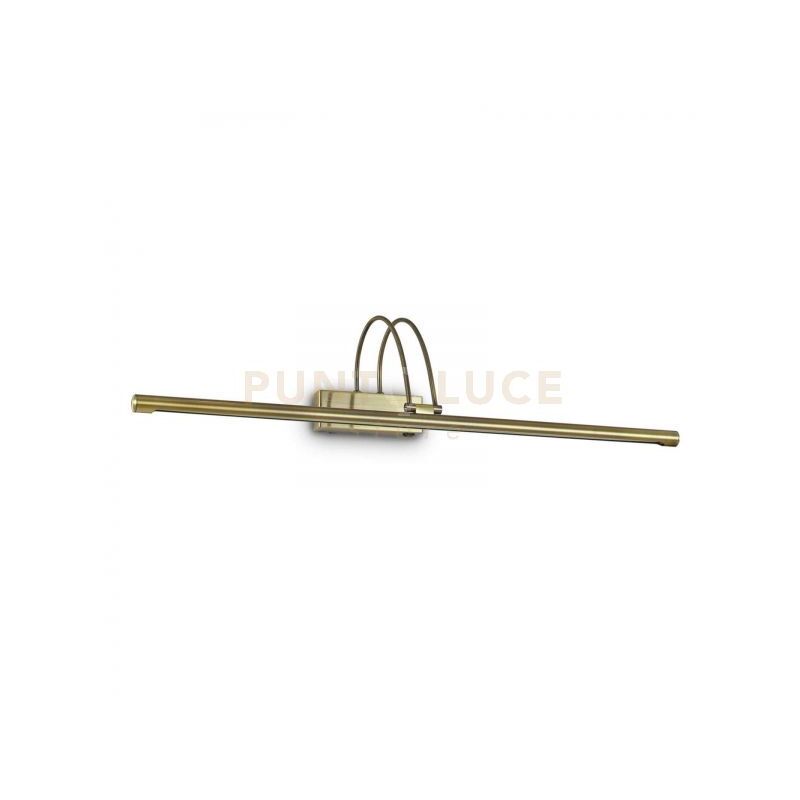 foto del prodotto ideal lux lampada da parete bow ap d76 brunito