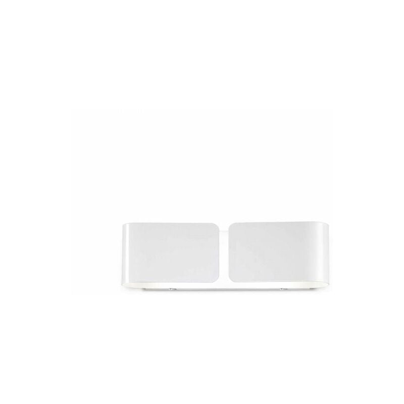 foto del prodotto ideal lux lampada da parete clip ap2 small bianco