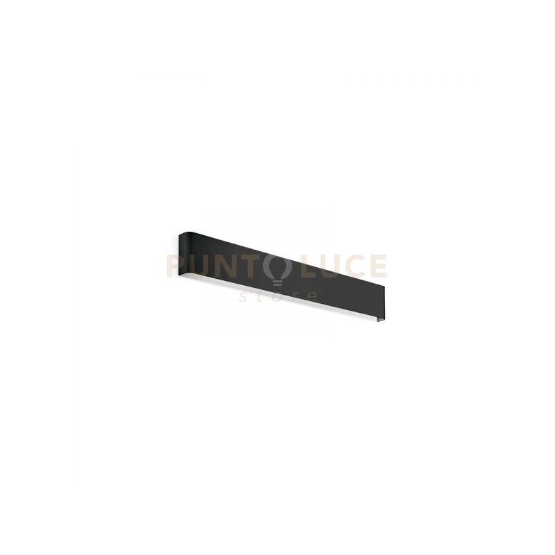 foto del prodotto ideal lux lampada da parete delta ap d061 3000k nero